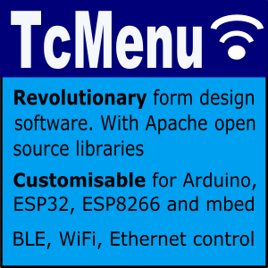 tcMenu for Arduino