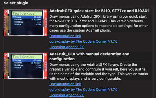 TcMenu - Using Adafruit_GFX to render menus · The Coders Corner
